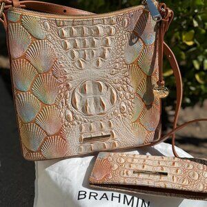 Brahmin Katie Crossbody + Ady Wallet Set – Like New!